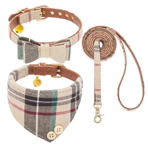 burberry dog collar and lead|burberry dog collar large.